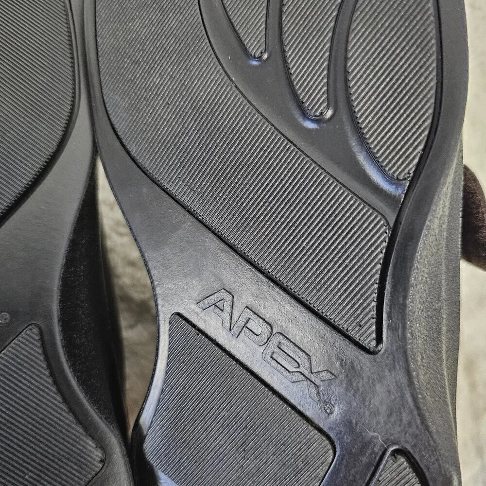 NWT Men's Apex Brown Ambulator Single Strap Casual Comfort Orthopedic Shoe 10.5W